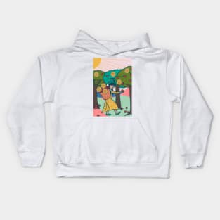 Seven of Pentacles Kids Hoodie